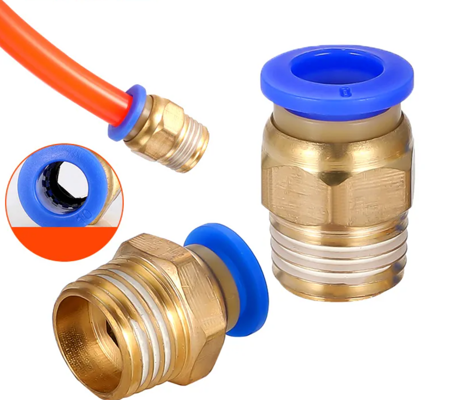 Conector rapido para manguera neumatica de 1/4