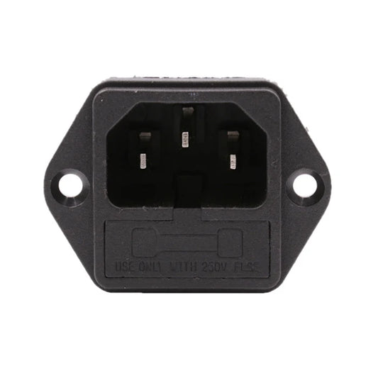 Clavija IEC C14 con porta fusible