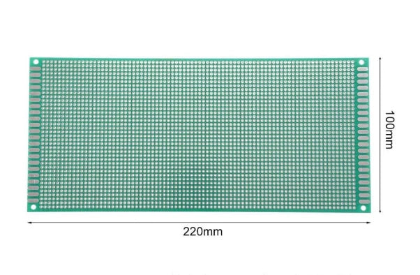 Tablilla circuito impreso 1 cara 10*22 cm