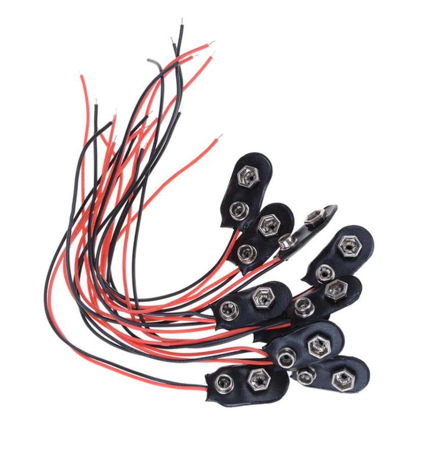 Cable conector para bateria 9V