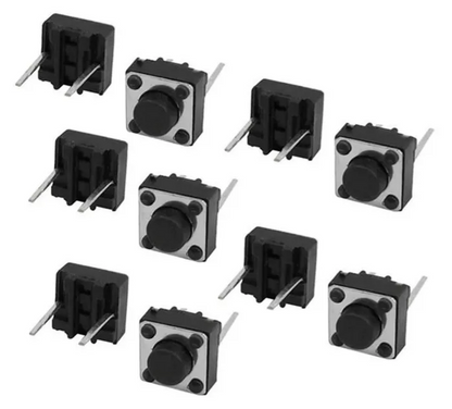 Micro interruptor push 2 pines 6X6X5MM