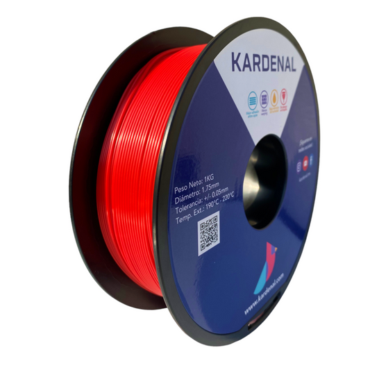 Filamento PLA 3D 1.75mm - ROJO