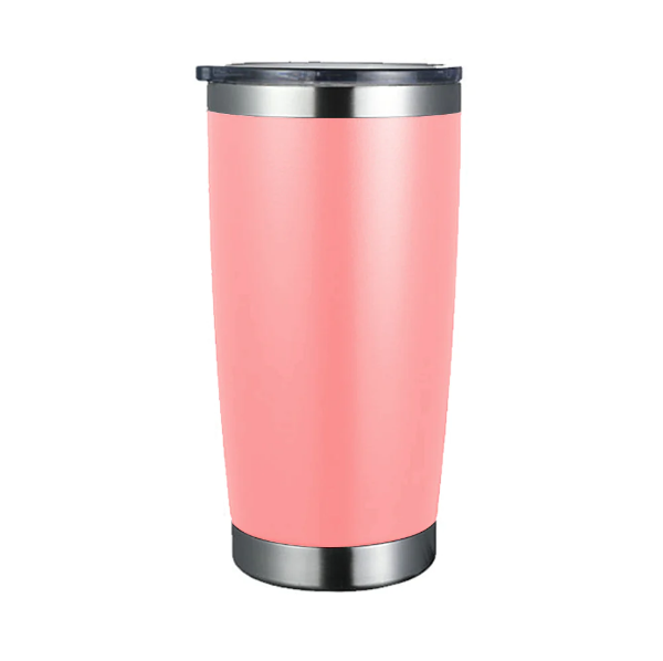 Vaso termico con tapa 20 oz - Rosa A20