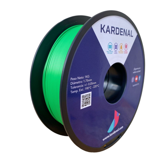 Filamento PLA 3D 1.75mm - VERDE