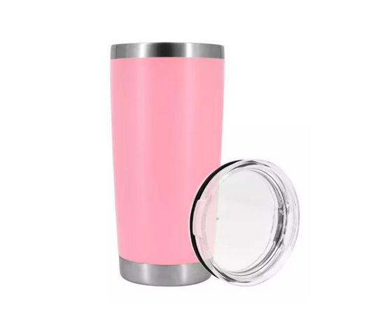 Vaso termico con tapa 20 oz - Rosa A20