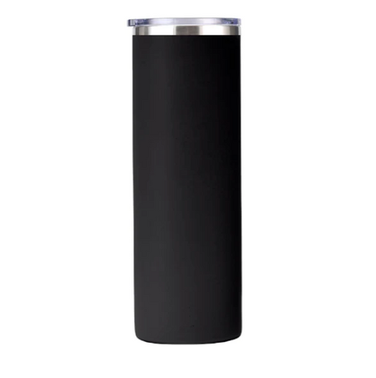 Vaso delgado termico con tapa 20 oz - Negro