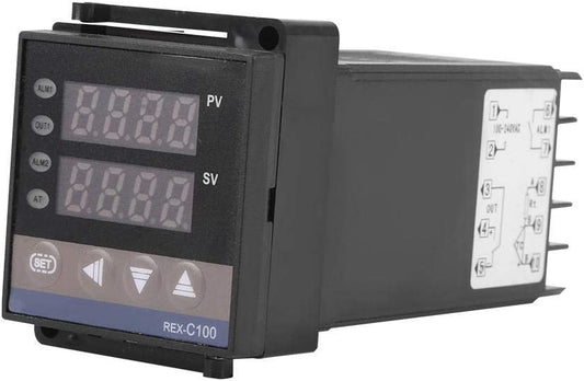 Termostato controlador de temperatura REX-C100 / REX-C100FK02-M*AN/ RELE /0-400C 110-220VCA