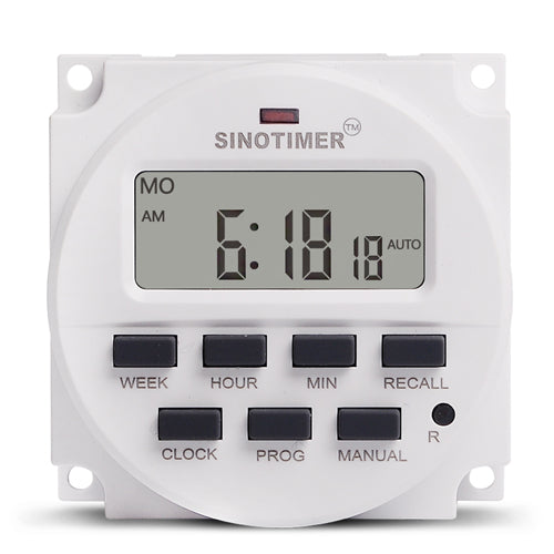 Interruptor timmer con reloj
