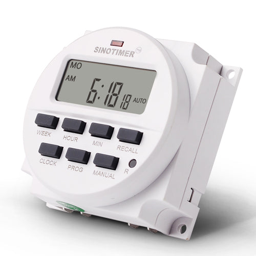 Interruptor timmer con reloj