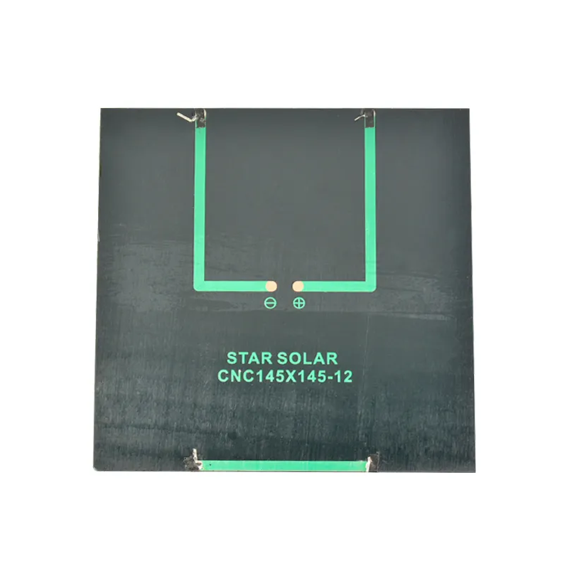 Panel solar fotovoltaico 12V 3W 145*145*3mm