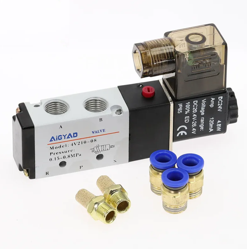 Valvula Solenoide AirTAC 5/2 - 220VCA