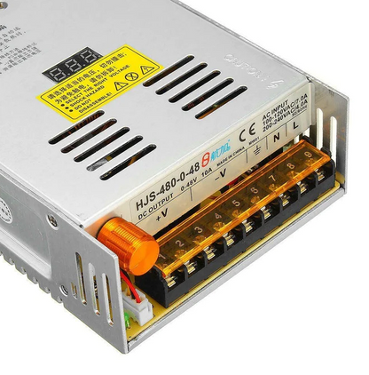 Fuente de poder interna regulable 0-48VCD 10A