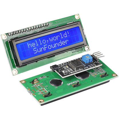 LCD 1602A Azul Pines soldados