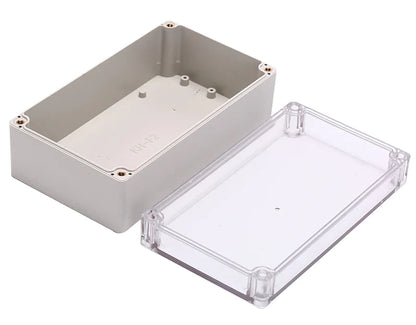 Gabinete para proyectos transparente 158x90x60mm