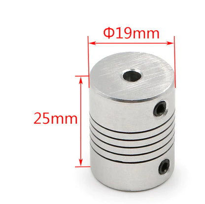 Cople flexible de aluminio 5*8*25mm