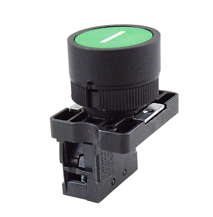 Interruptor industrial ZB2-BE102C NC Verde