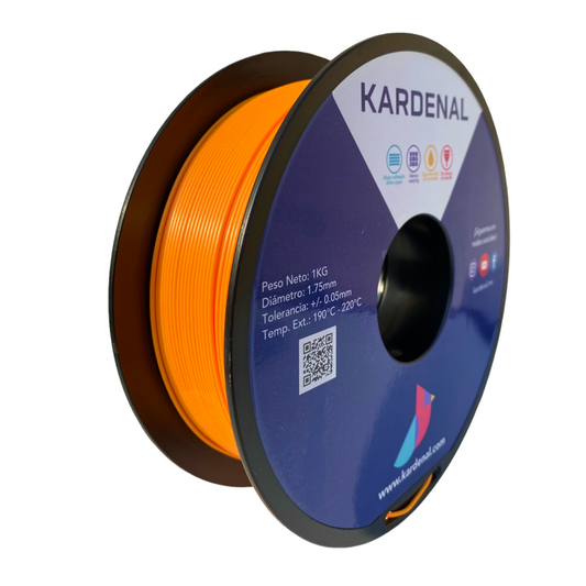 Filamento PLA 3D 1.75mm - NARANJA