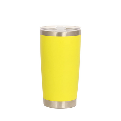 Vaso termico con tapa 20 oz - Amarillo A28