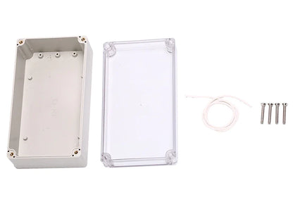 Gabinete para proyectos transparente 158x90x60mm