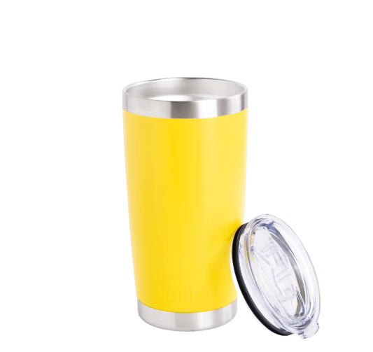Vaso termico con tapa 20 oz - Amarillo A28