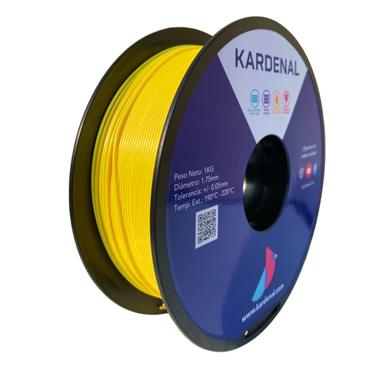 Filamento PLA 3D 1.75mm - AMARILLO