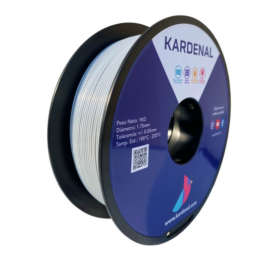 Filamento PLA 3D 1.75mm - GRIS