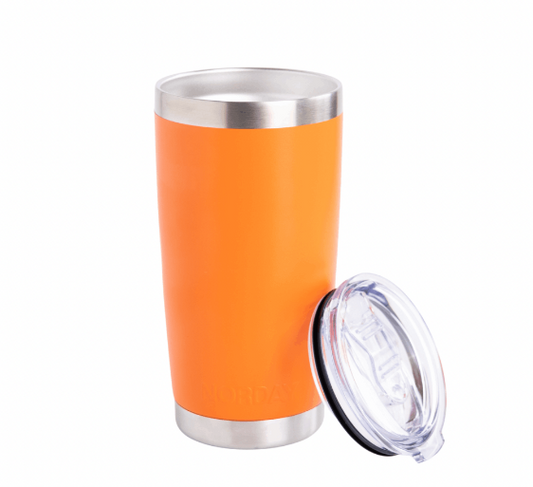 Vaso termico con tapa 20 oz - Naranja A29