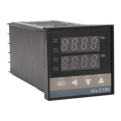 Termostato controlador de temperatura REX-C100 / REX-C100FK02-M*AN/ RELE /0-400C 110-220VCA