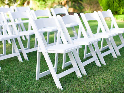 Silla plastica plegable de jardin
