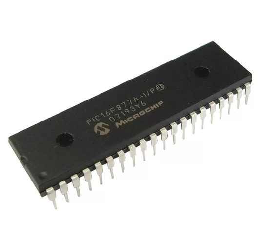 Circuito integrado microcontrolador PIC16F877A
