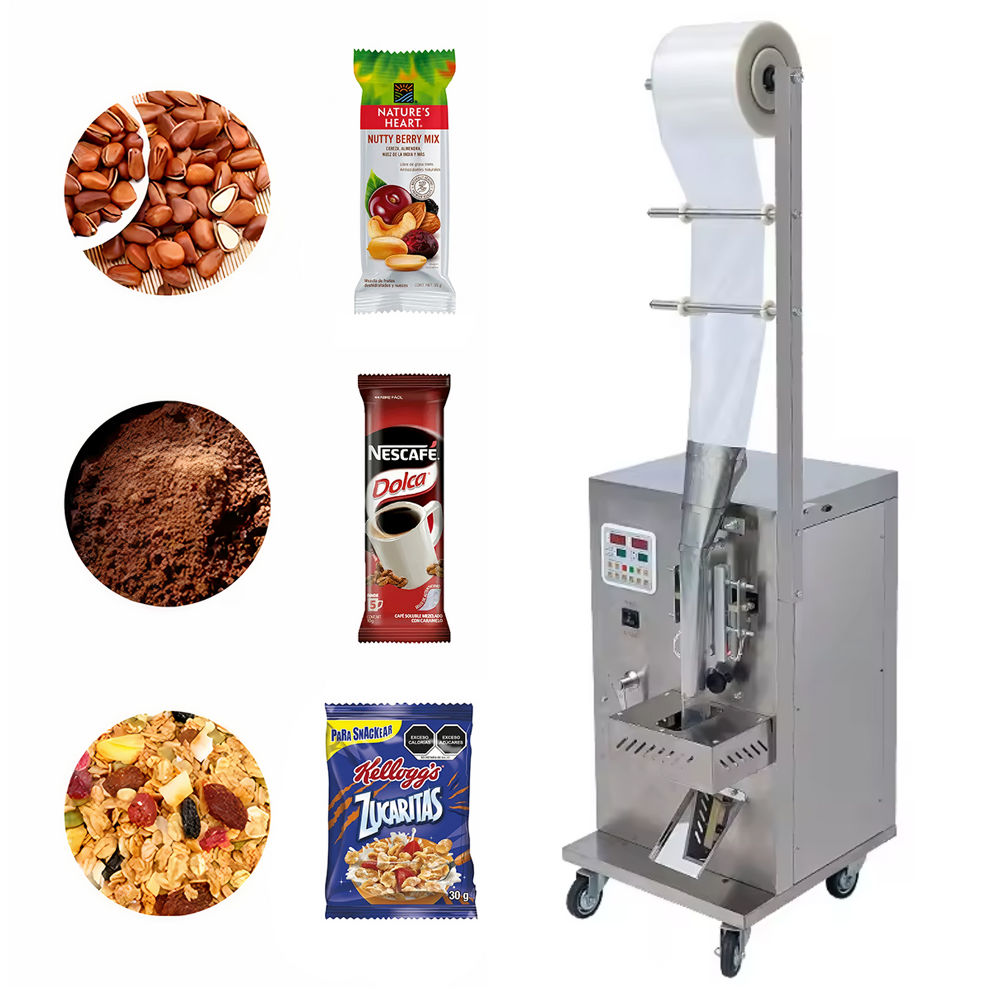 Selladora automática para empacar dulces bolsa 150mm